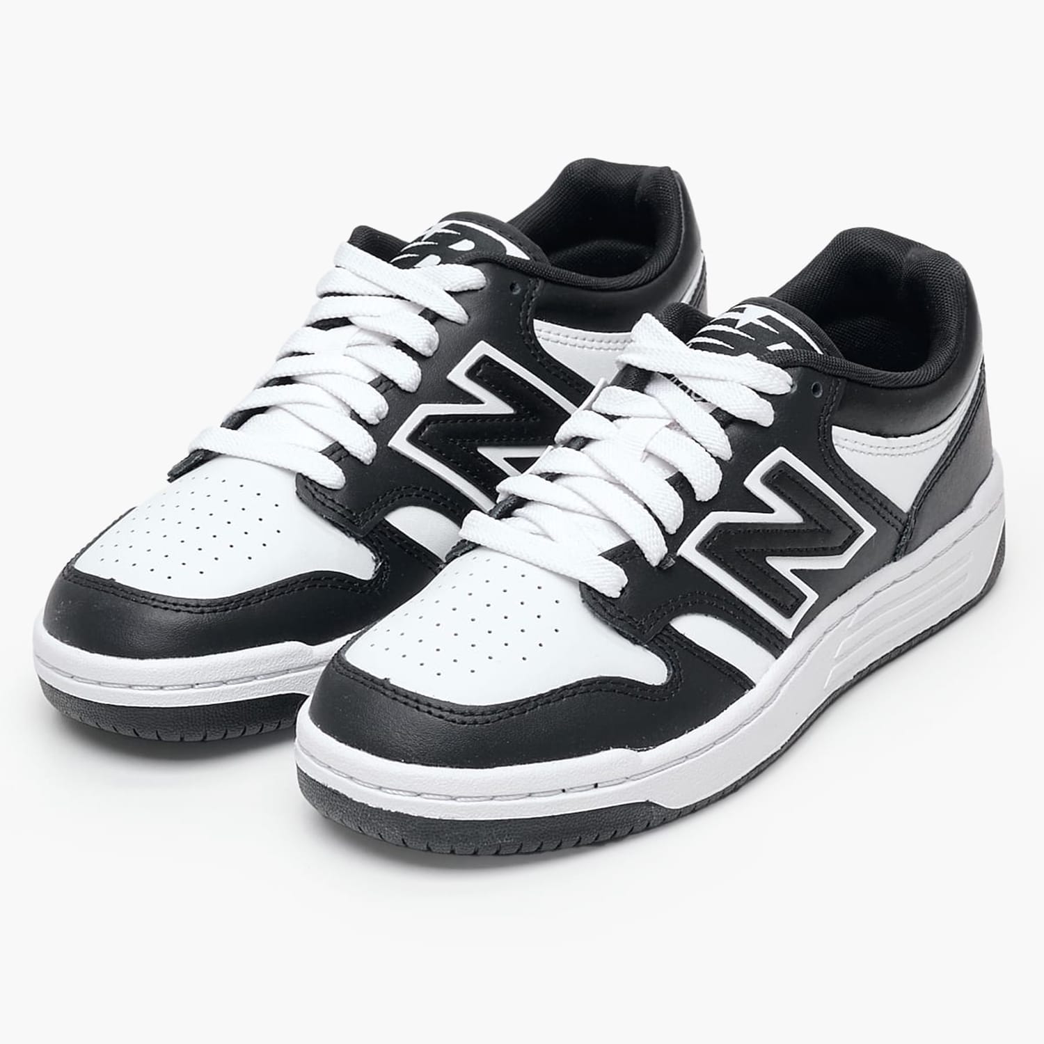 Παιδικά Παπούτσια Casual 480.B Μαύρο Δέρμα New Balance Παιδικά Παπούτσια Casual 480.B Μαύρο Δέρμα New Balance