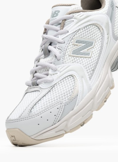 Γυναικεία Παπούτσια Casual 530.W Άσπρο ECOleather-Ύφασμα New Balance