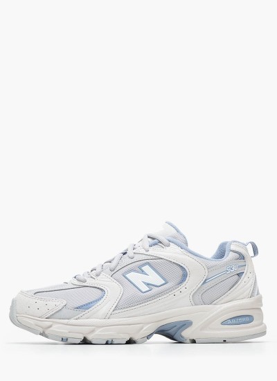 Γυναικεία Παπούτσια Casual 530.W Άσπρο ECOleather-Ύφασμα New Balance