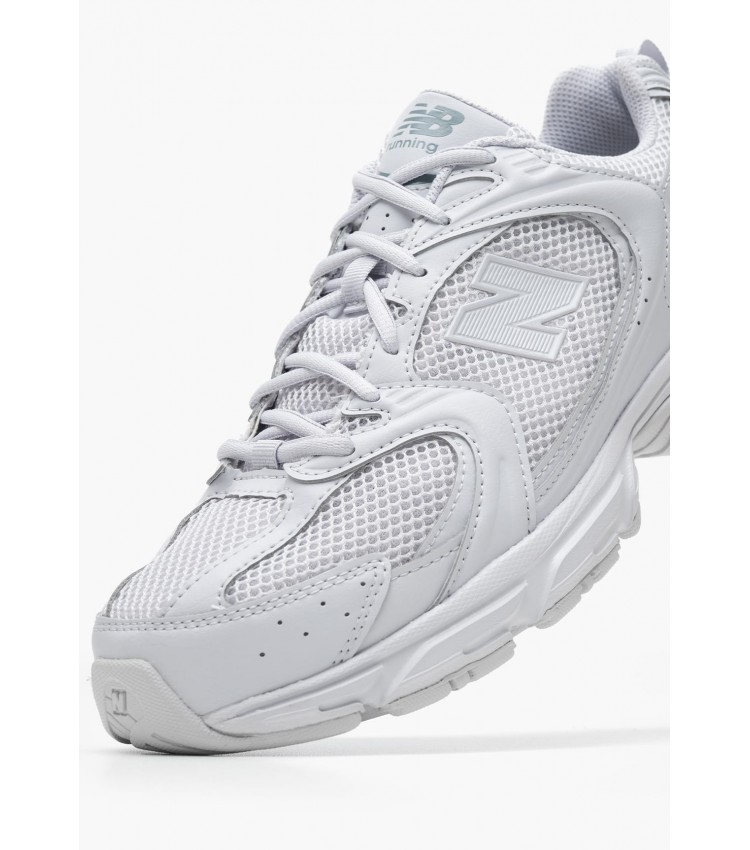 Ανδρικά Παπούτσια Casual 530.Tb Γκρι ECOleather-Ύφασμα New Balance Ανδρικά Παπούτσια Casual 530.Tb Γκρι ECOleather-Ύφασμα New Balance