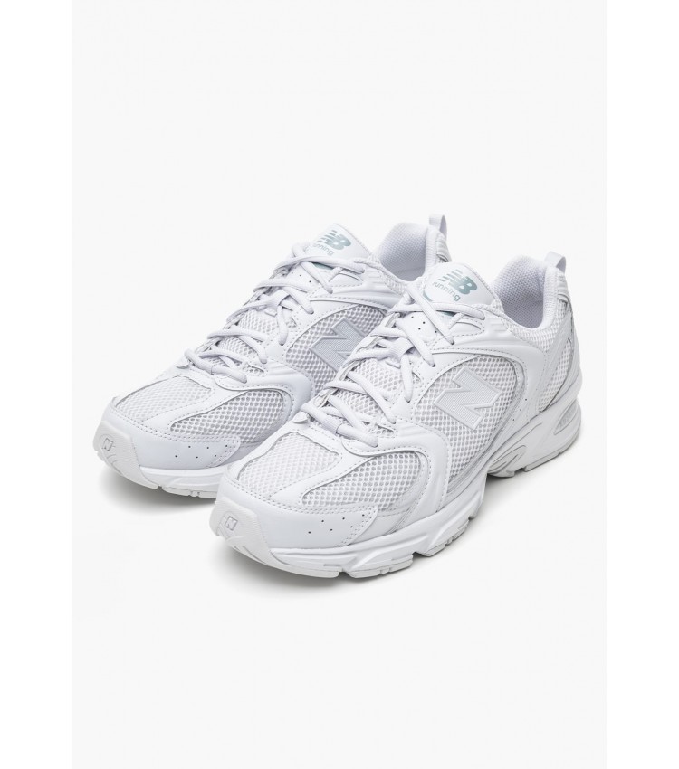 Ανδρικά Παπούτσια Casual 530.Tb Γκρι ECOleather-Ύφασμα New Balance Ανδρικά Παπούτσια Casual 530.Tb Γκρι ECOleather-Ύφασμα New Balance