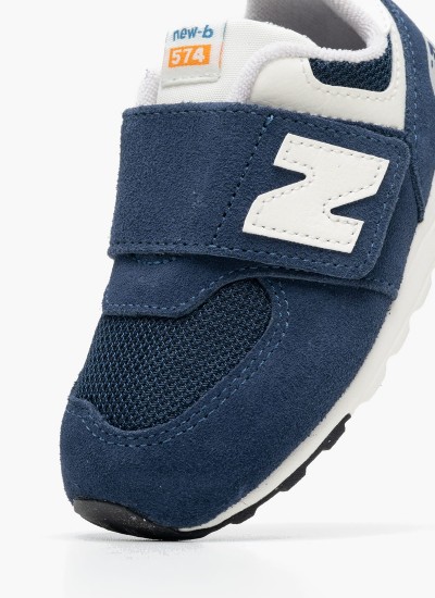 Παιδικά Παπούτσια Casual 574 Μαύρο ECOleather New Balance