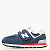 Kids Casual Shoes 574.PV Blue Buckskin-Fabric New Balance
