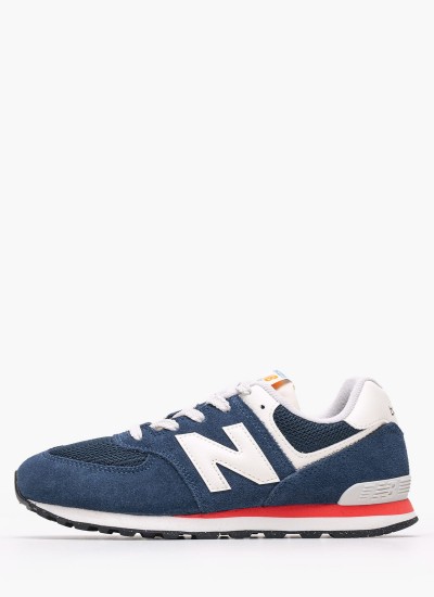Παιδικά Παπούτσια Casual 574 Μαύρο ECOleather New Balance