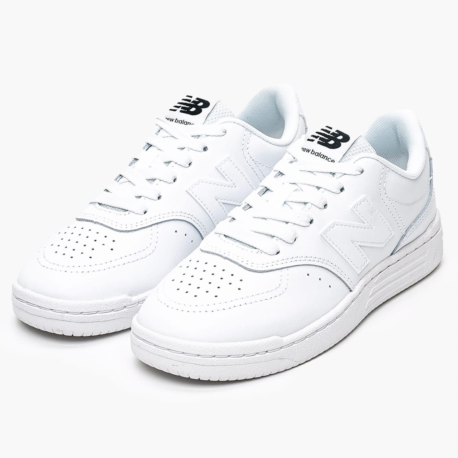 Kids Casual Shoes B80.Ww White Leather New Balance Kids Casual Shoes B80.Ww White Leather New Balance