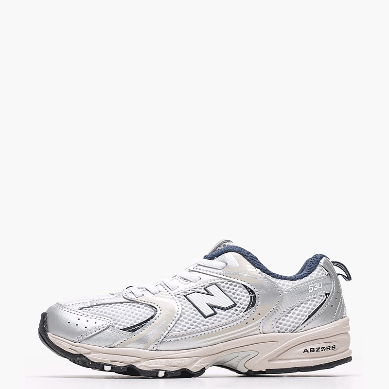 Kids Casual Shoes IZ.530 Grey ECOleather-Fabric New Balance