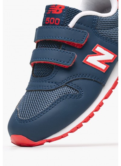 Παιδικά Παπούτσια Casual 327.Grade Μαύρο Ύφασμα New Balance