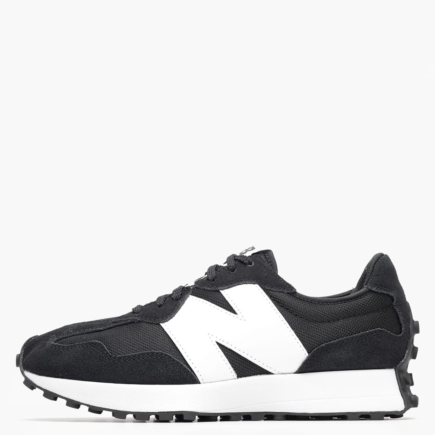 Ανδρικά Παπούτσια Casual S327.C Μαύρο Δέρμα-Ύφασμα New Balance