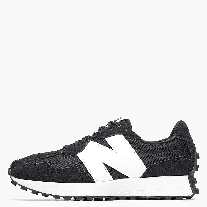 Ανδρικά Παπούτσια Casual S327.C Μαύρο Δέρμα-Ύφασμα New Balance