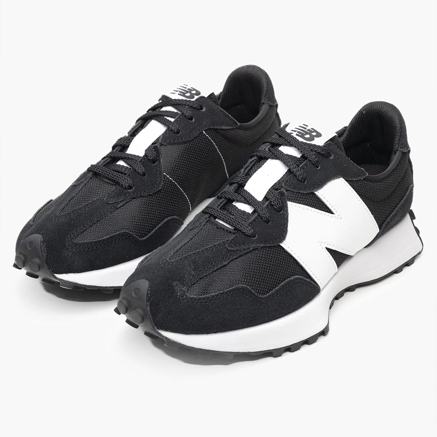 Ανδρικά Παπούτσια Casual S327.C Μαύρο Δέρμα-Ύφασμα New Balance Ανδρικά Παπούτσια Casual S327.C Μαύρο Δέρμα-Ύφασμα New Balance