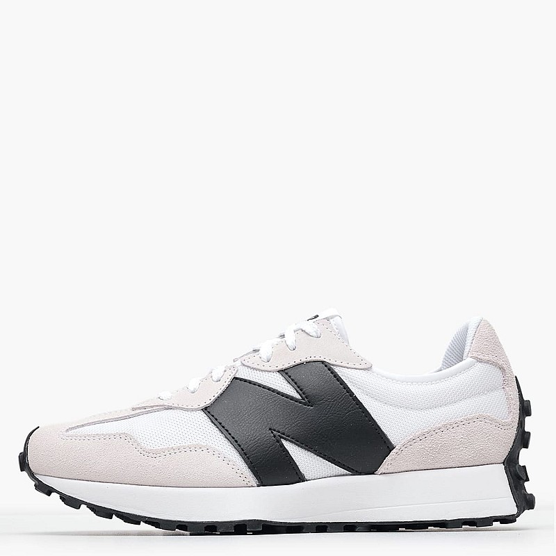 Men Casual Shoes S327 White Leather-Fabric New Balance