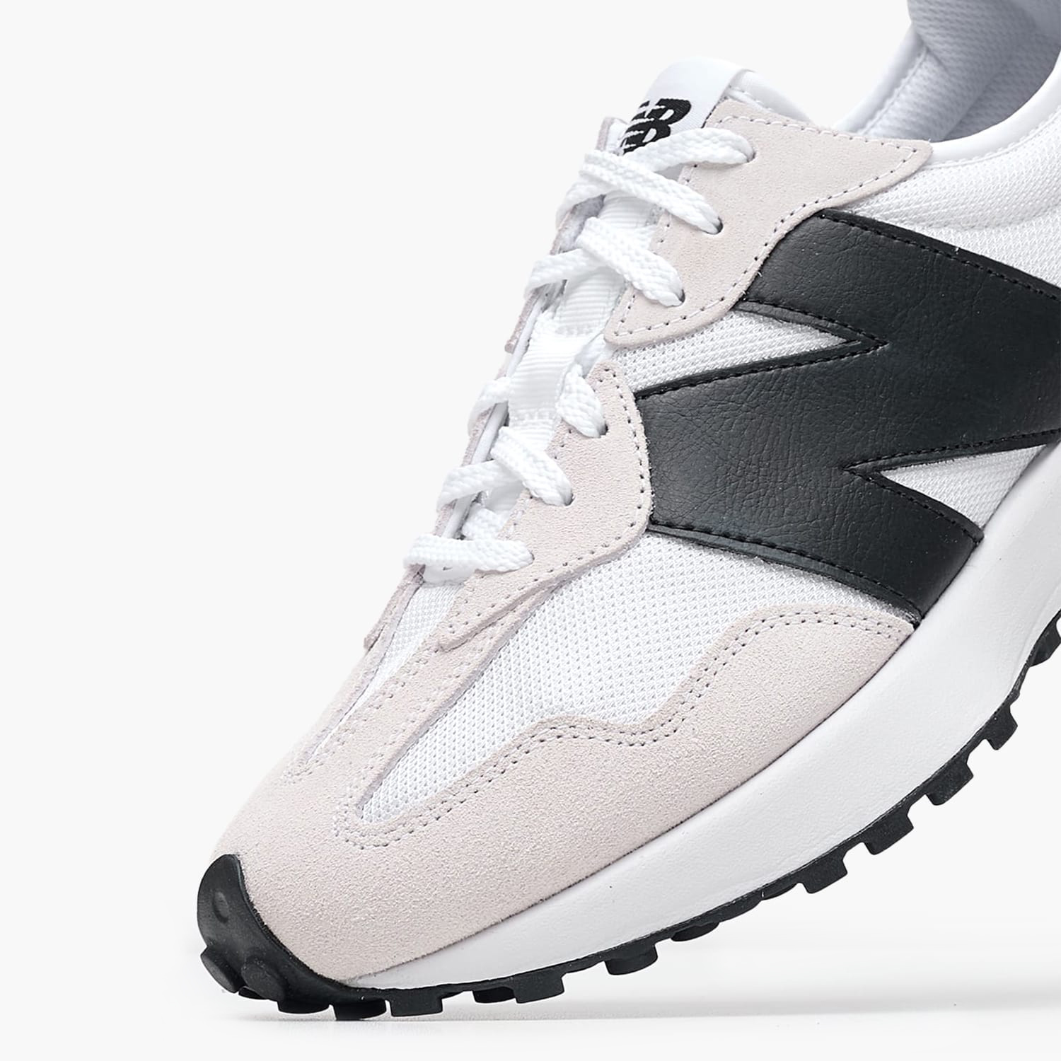 Ανδρικά Παπούτσια Casual S327 Άσπρο Δέρμα-Ύφασμα New Balance