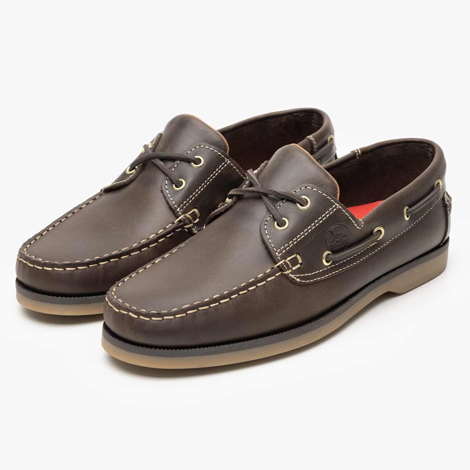 Men Sailing shoes 2006 Brown Leather Mortoglou Men Sailing shoes 2006 Brown Leather Mortoglou