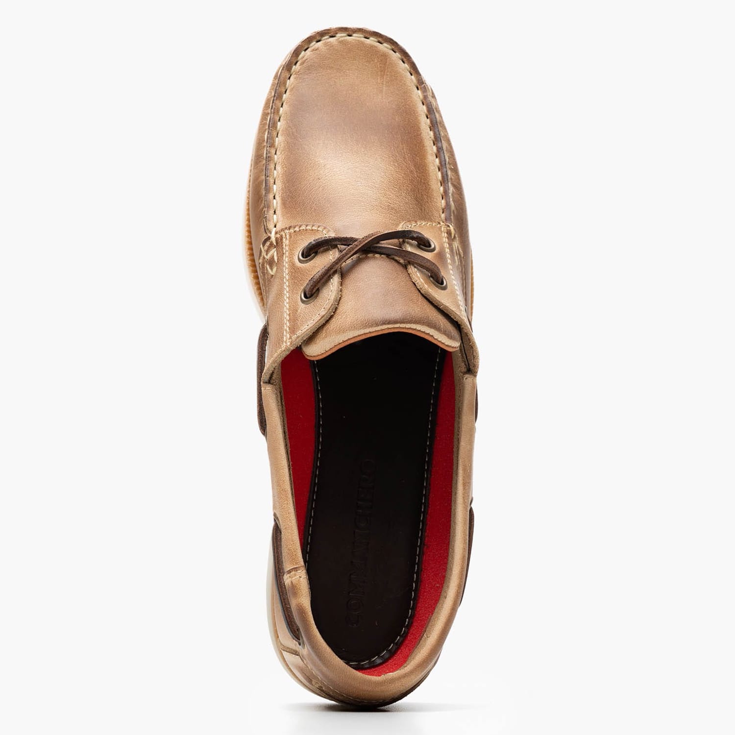 Men Sailing shoes 2008 Beige Leather Mortoglou Men Sailing shoes 2008 Beige Leather Mortoglou