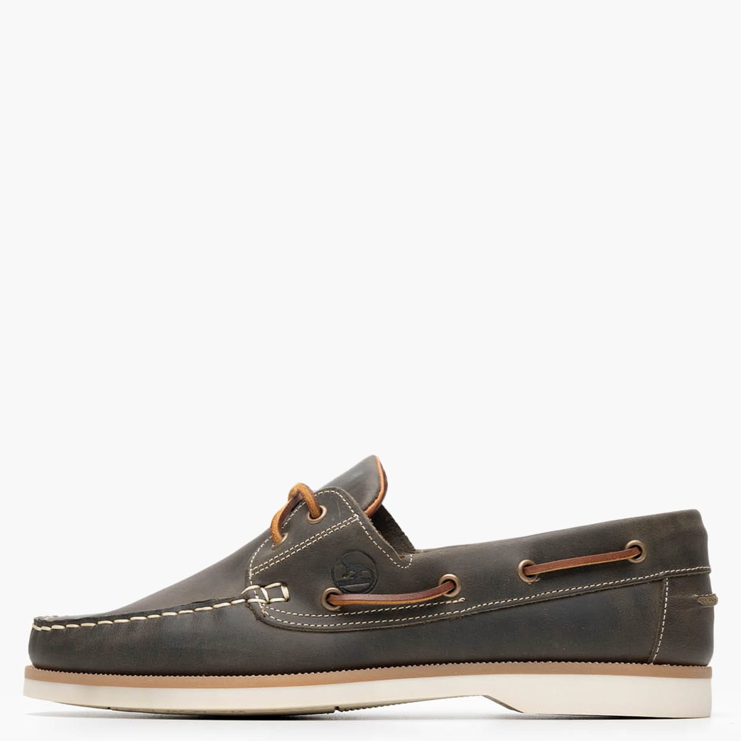 Men Sailing shoes 2008 Olive Leather Mortoglou
