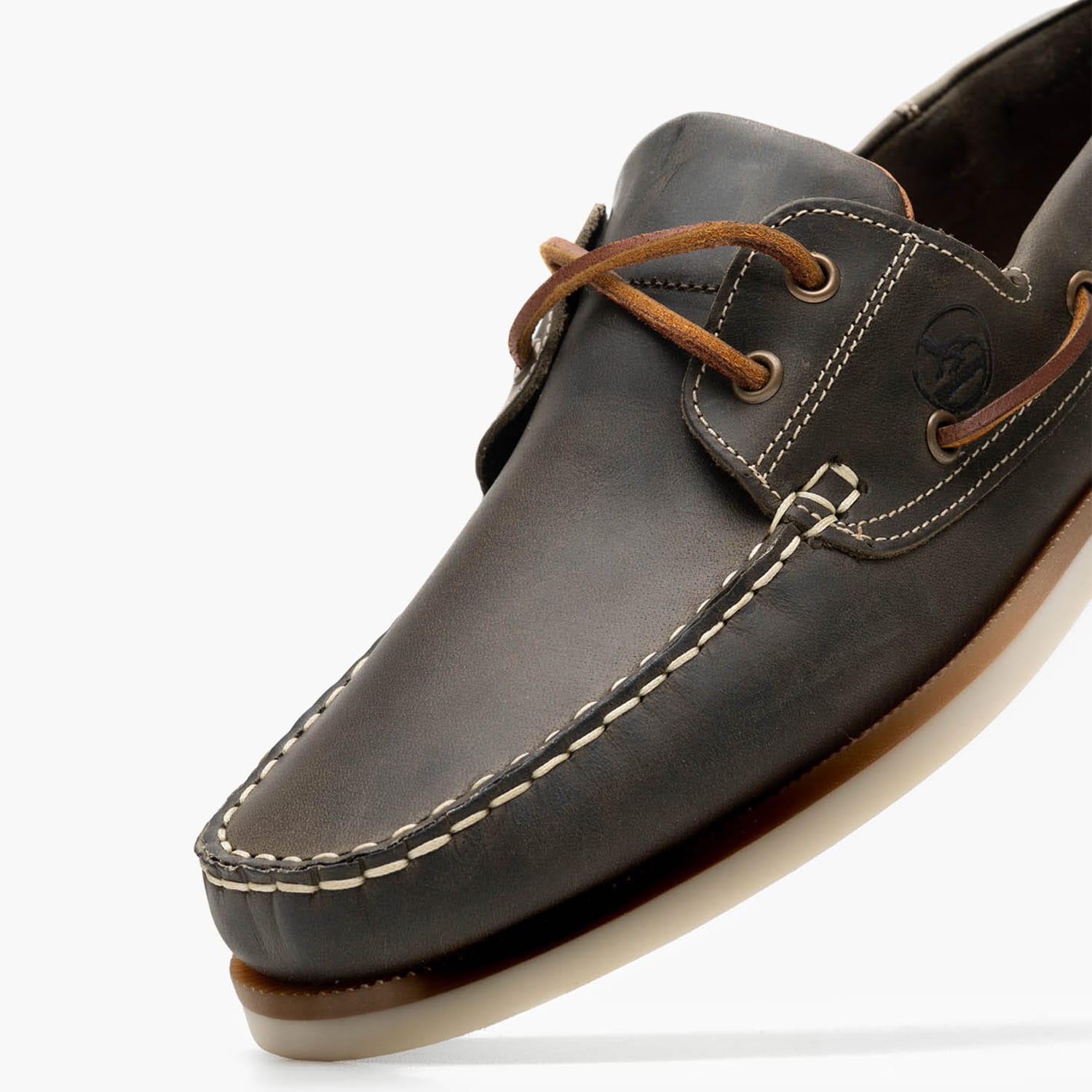 Men Sailing shoes 2008 Olive Leather Mortoglou