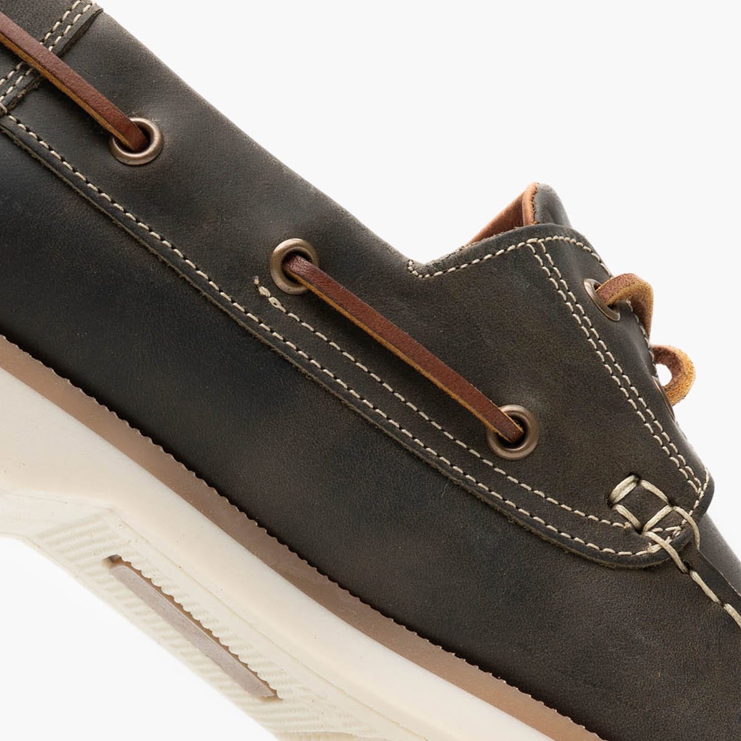 Men Sailing shoes 2008 Olive Leather Mortoglou Men Sailing shoes 2008 Olive Leather Mortoglou
