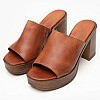 Γυναικεία Mules 51007 Ταμπά Δέρμα Mortoglou Γυναικεία Mules 51007 Ταμπά Δέρμα Mortoglou
