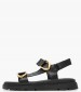 Women Flats 51270 Black Leather Mortoglou Women Flats 51270 Black Leather Mortoglou