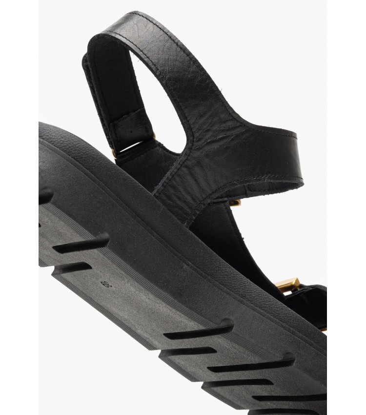 Women Flats 51270 Black Leather Mortoglou Women Flats 51270 Black Leather Mortoglou