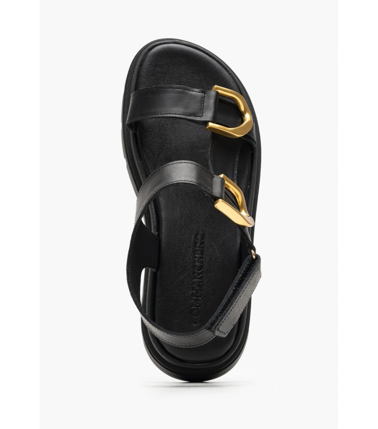 Women Flats 51270 Black Leather Mortoglou Women Flats 51270 Black Leather Mortoglou