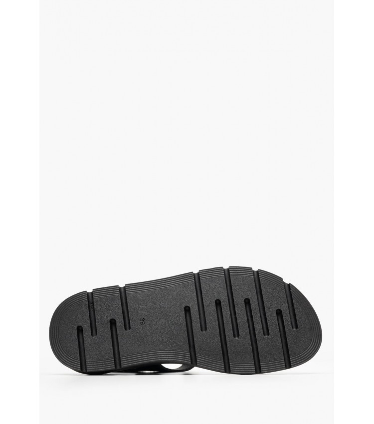 Women Flats 51270 Black Leather Mortoglou Women Flats 51270 Black Leather Mortoglou