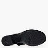 Women Mules 51304 Black Leather Mortoglou Women Mules 51304 Black Leather Mortoglou