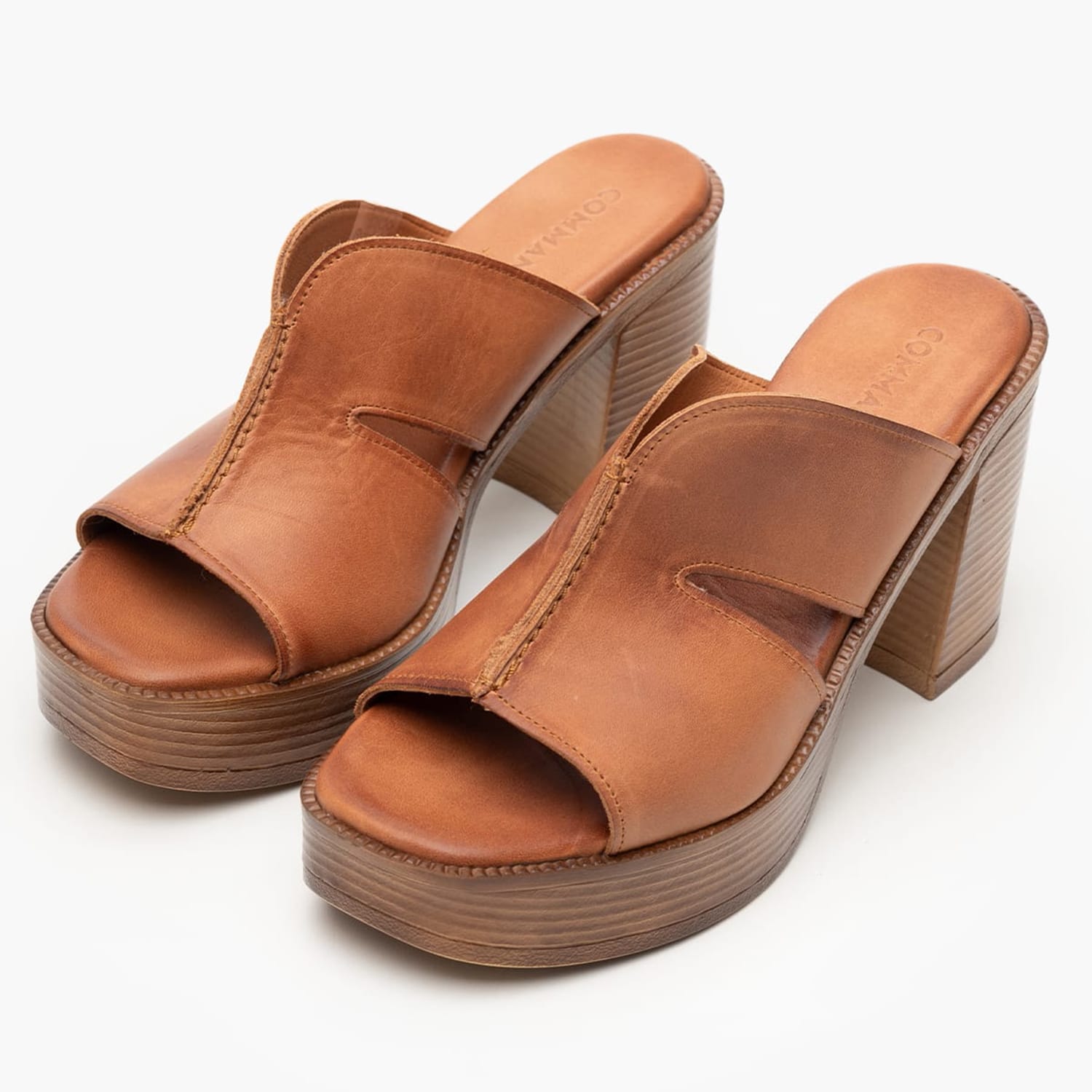 Γυναικεία Mules 51304 Ταμπά Δέρμα Mortoglou Γυναικεία Mules 51304 Ταμπά Δέρμα Mortoglou
