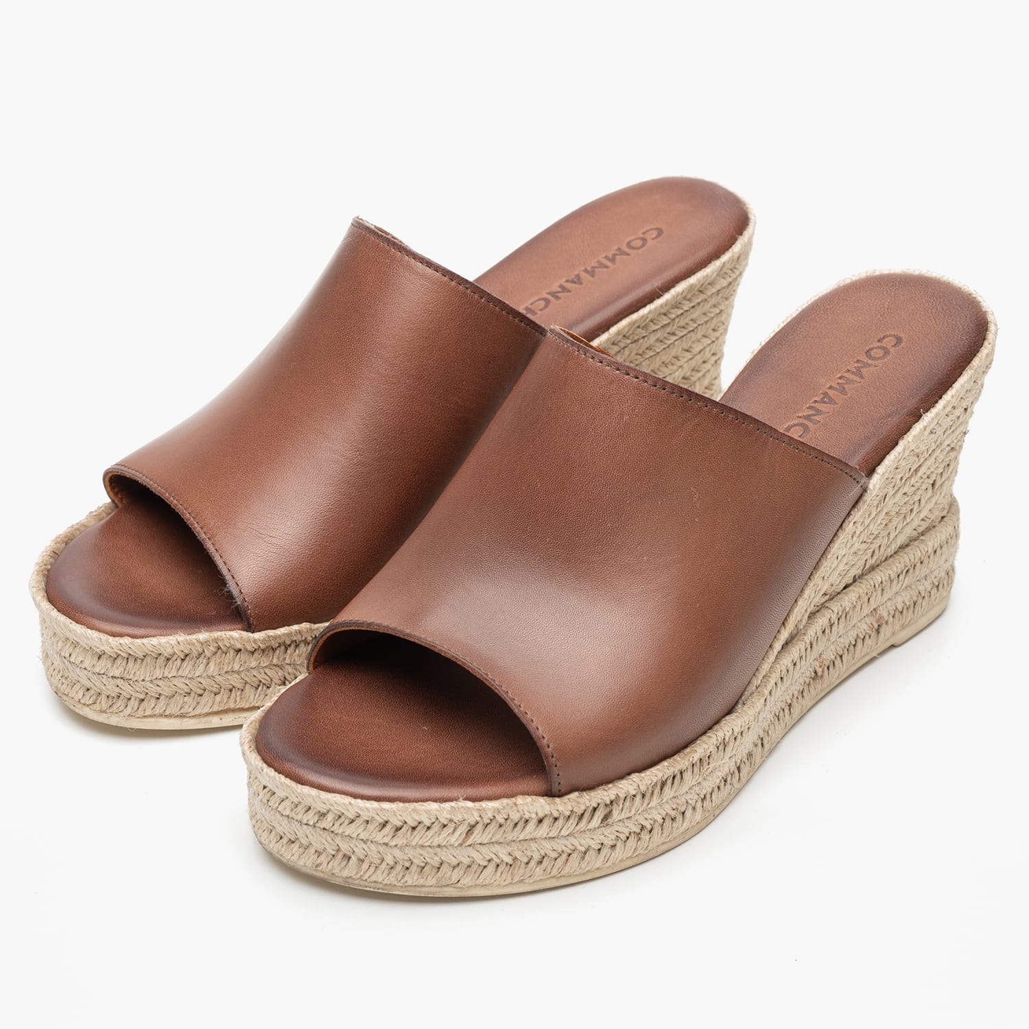 Γυναικεία Mules 5672 Καφέ Δέρμα Mortoglou Mules Mortoglou 5672-Brown