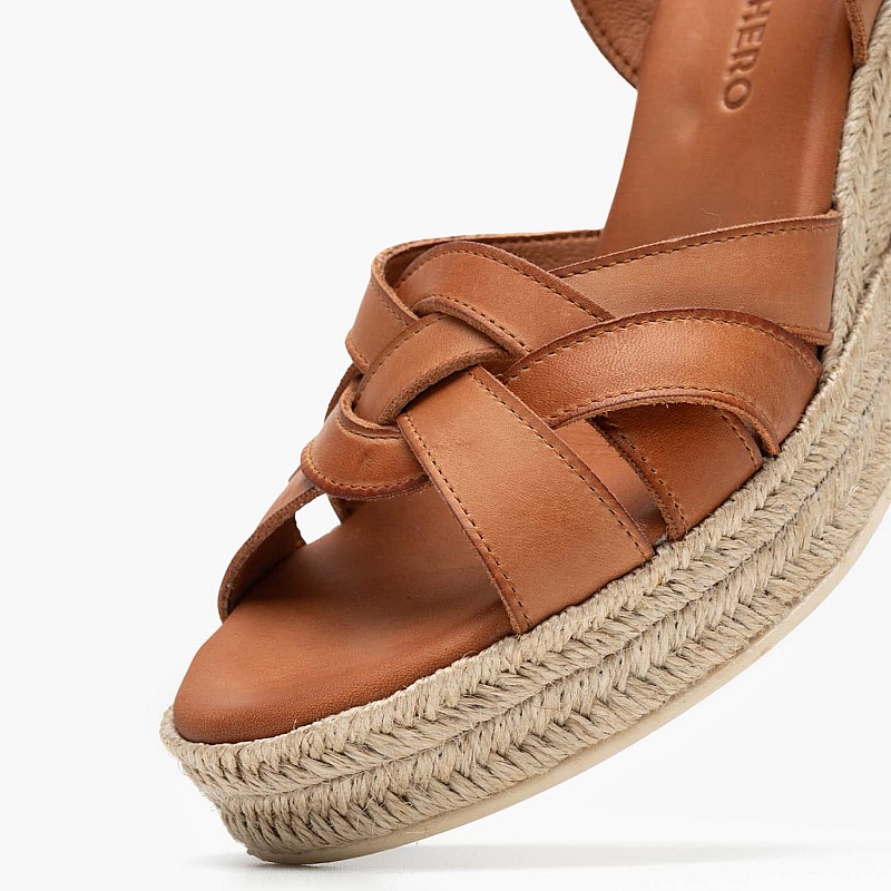 Women Platforms Low 5980 Tabba Leather Mortoglou