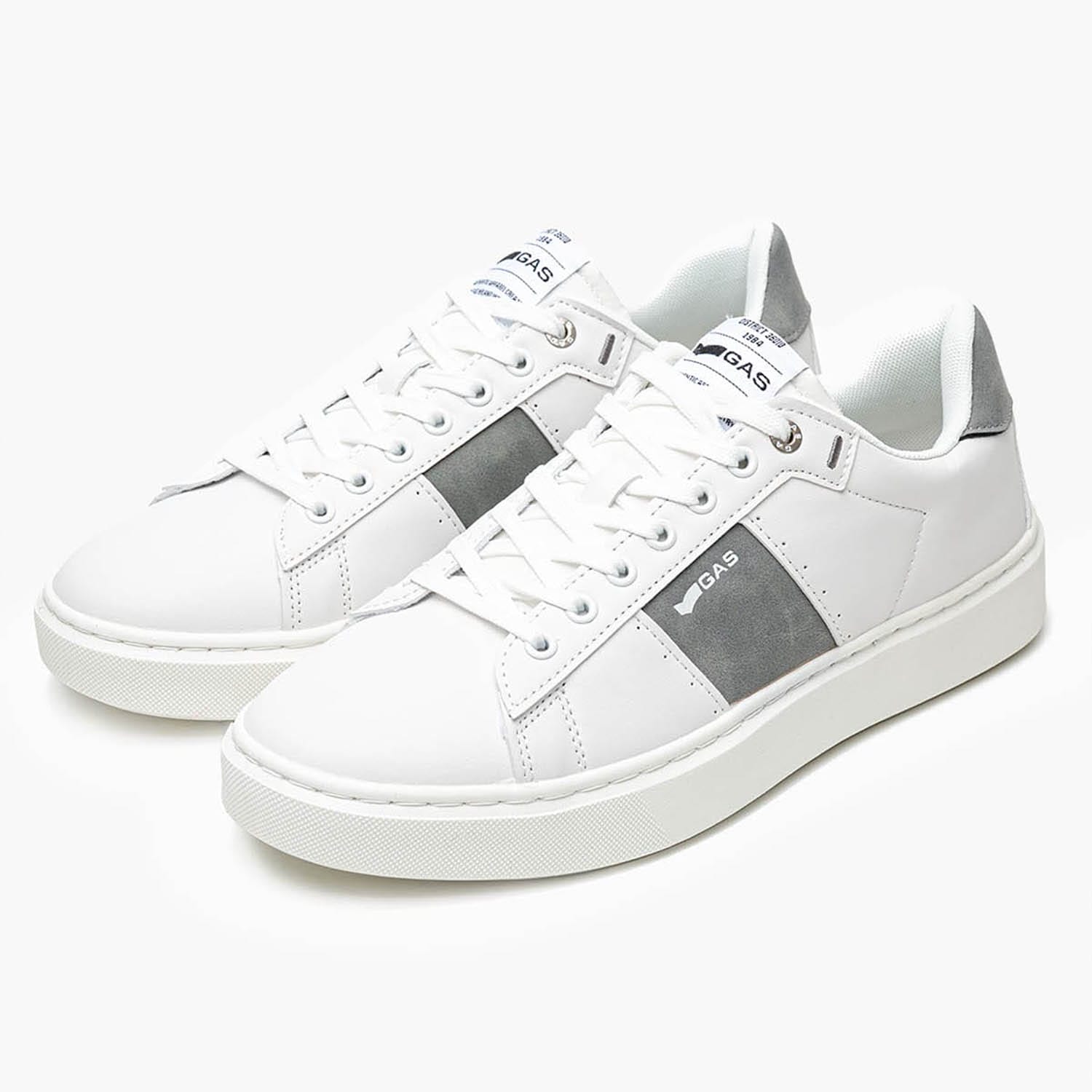 Ανδρικά Παπούτσια Casual Edison.Ltx Άσπρο ECOleather Gas Ανδρικά Παπούτσια Casual Edison.Ltx Άσπρο ECOleather Gas