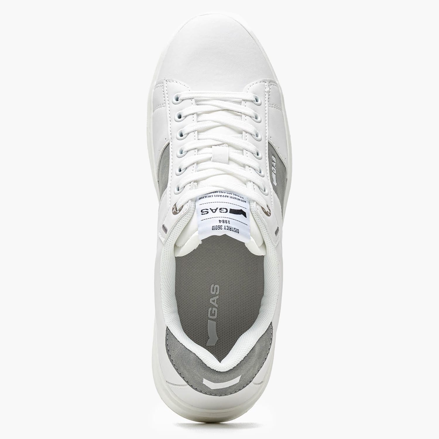 Ανδρικά Παπούτσια Casual Edison.Ltx Άσπρο ECOleather Gas Ανδρικά Παπούτσια Casual Edison.Ltx Άσπρο ECOleather Gas