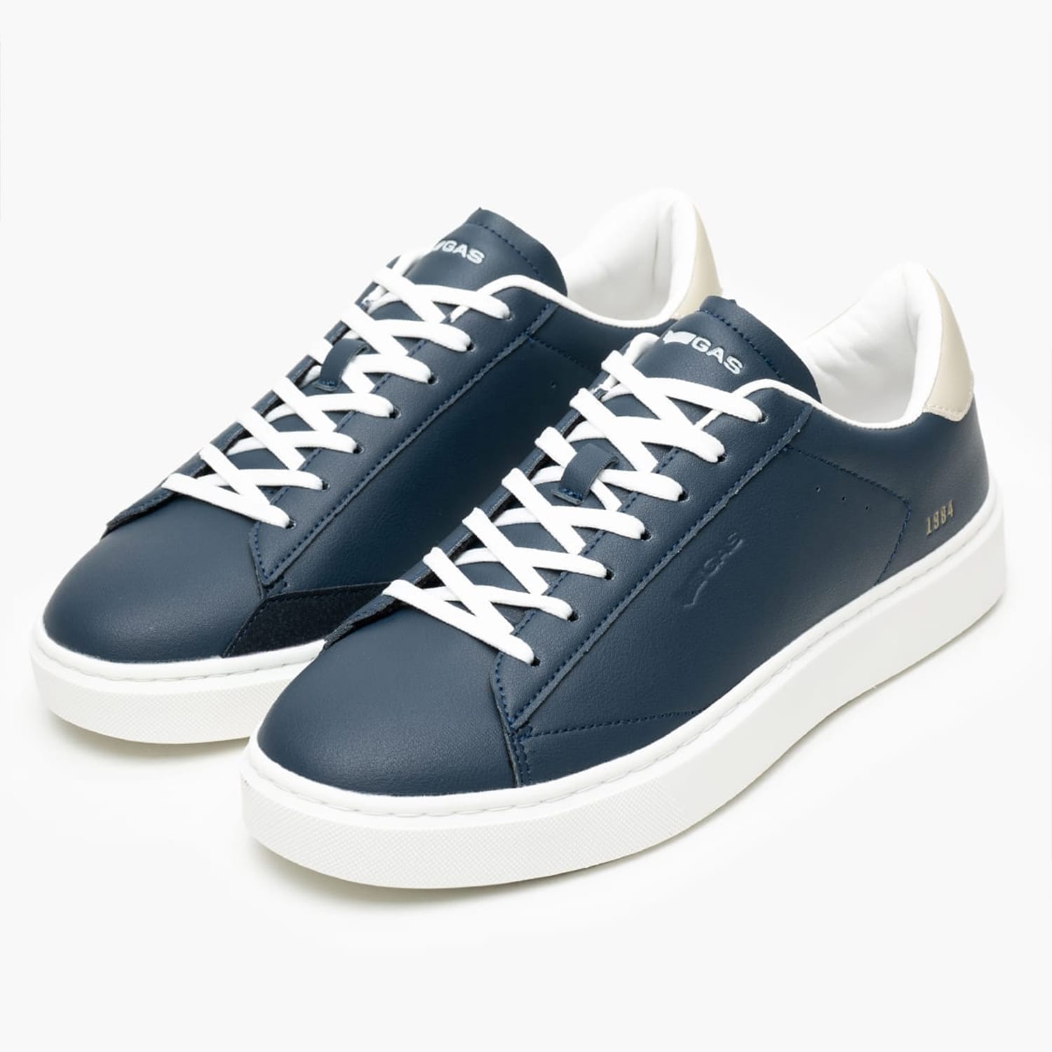 Ανδρικά Παπούτσια Casual Leonard.Ltx Μπλε ECOleather Gas Ανδρικά Παπούτσια Casual Leonard.Ltx Μπλε ECOleather Gas
