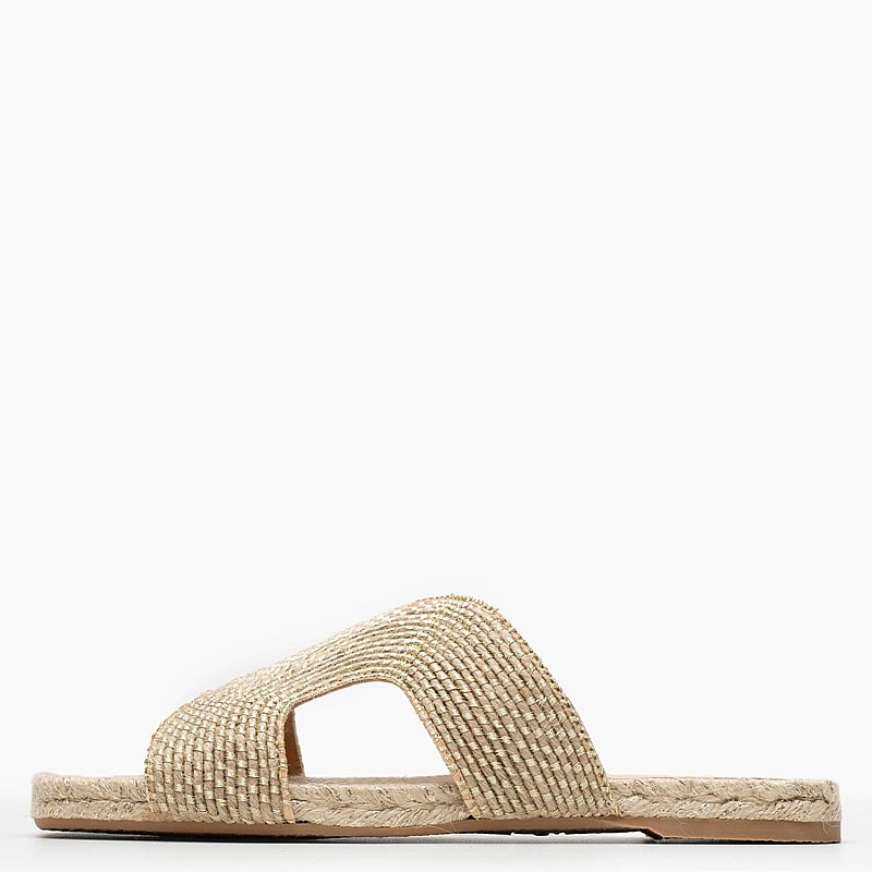 Γυναικεία Flats Puri Χρυσό Ύφασμα Castaner