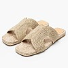 Women Flats Puri Gold Fabric Castaner Women Flats Puri Gold Fabric Castaner