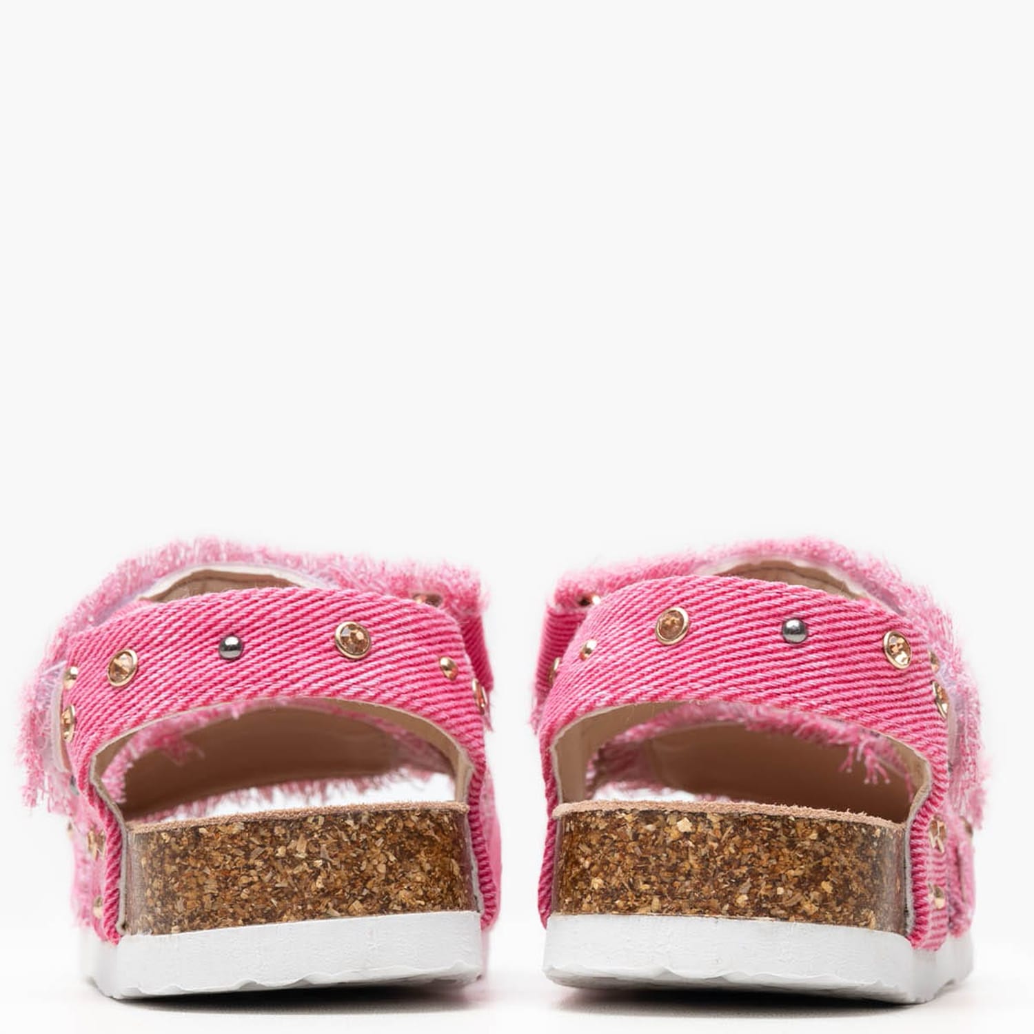 Kids Flip Flops & Sandals Baby.Denim Pink Fabric Colors Of California Kids Flip Flops & Sandals Baby.Denim Pink Fabric Colors Of California