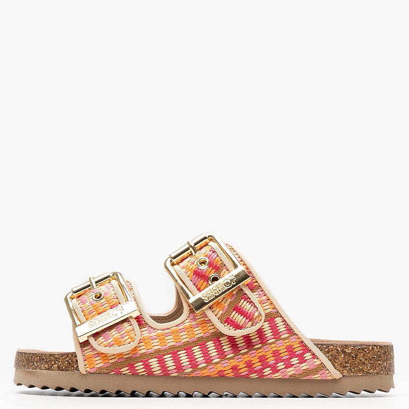 Παιδικές Σαγιονάρες & Πέδιλα Buckle.Rafia Multi Ψάθα Colors Of California