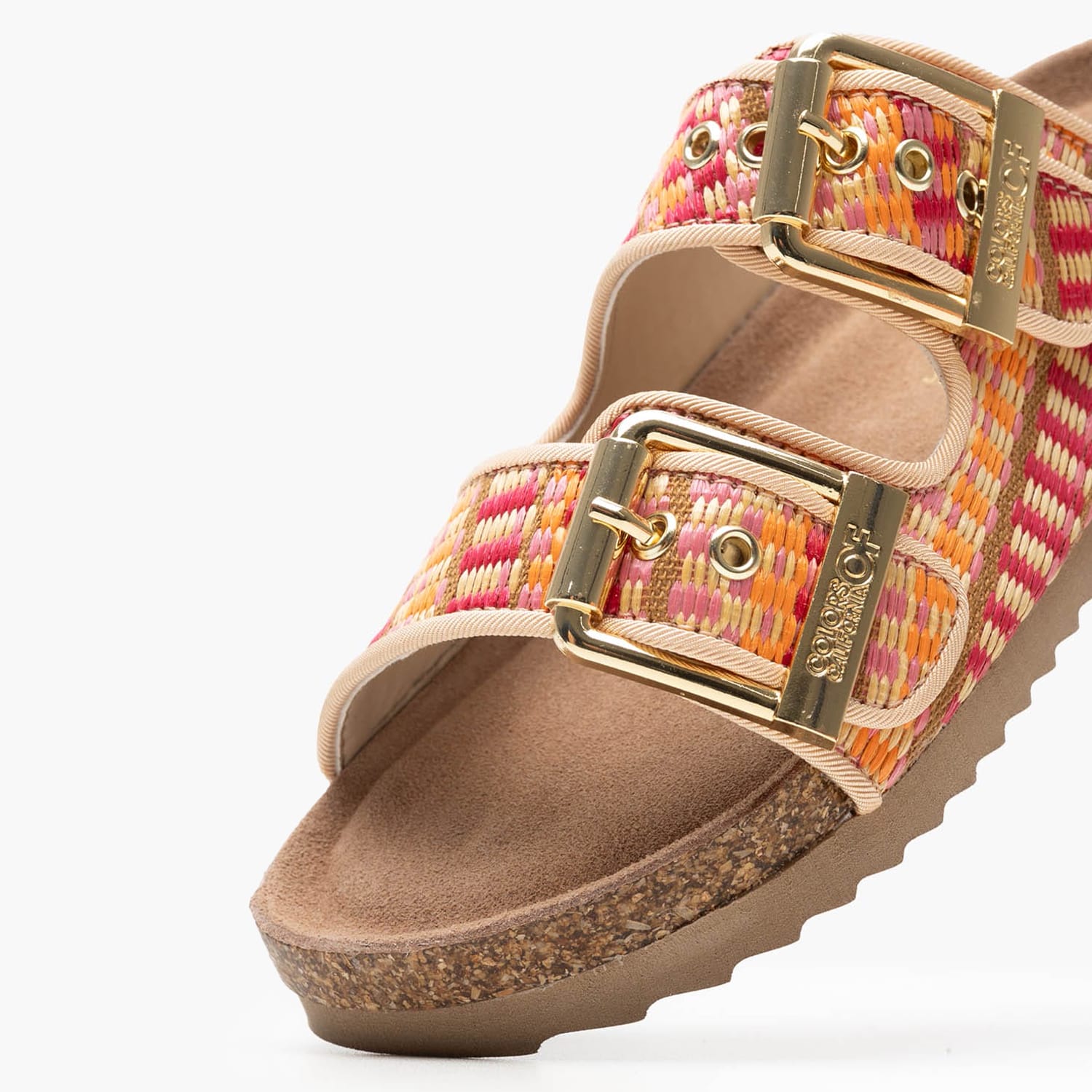 Παιδικές Σαγιονάρες & Πέδιλα Buckle.Rafia Multi Ψάθα Colors Of California