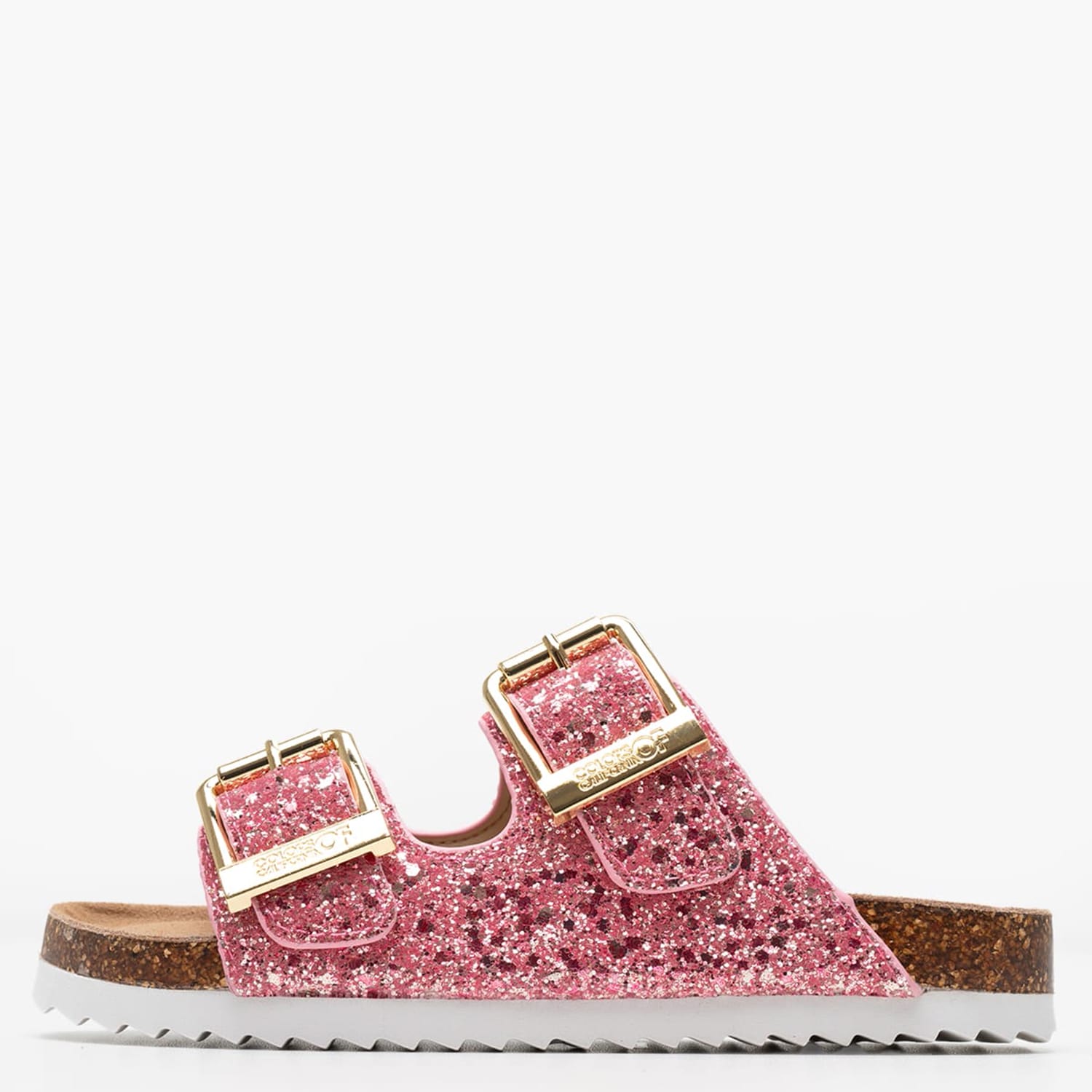 Παιδικές Σαγιονάρες & Πέδιλα Glitter.Sandal Ροζ Glitter Colors Of California