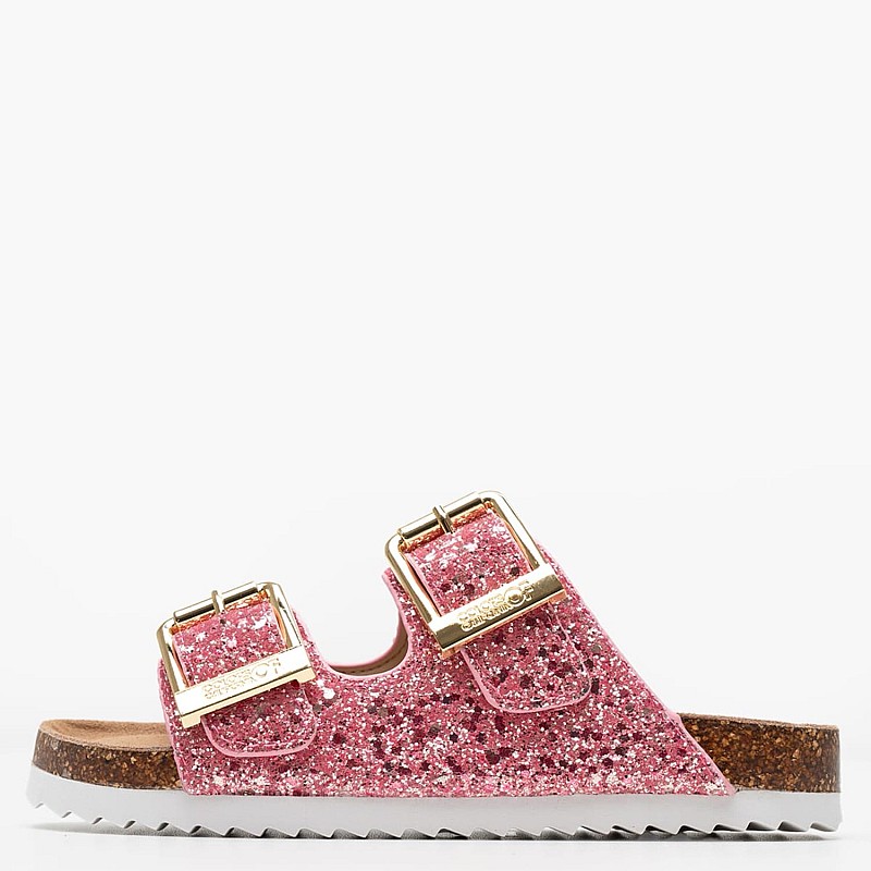 Παιδικές Σαγιονάρες & Πέδιλα Glitter.Sandal Ροζ Glitter Colors Of California