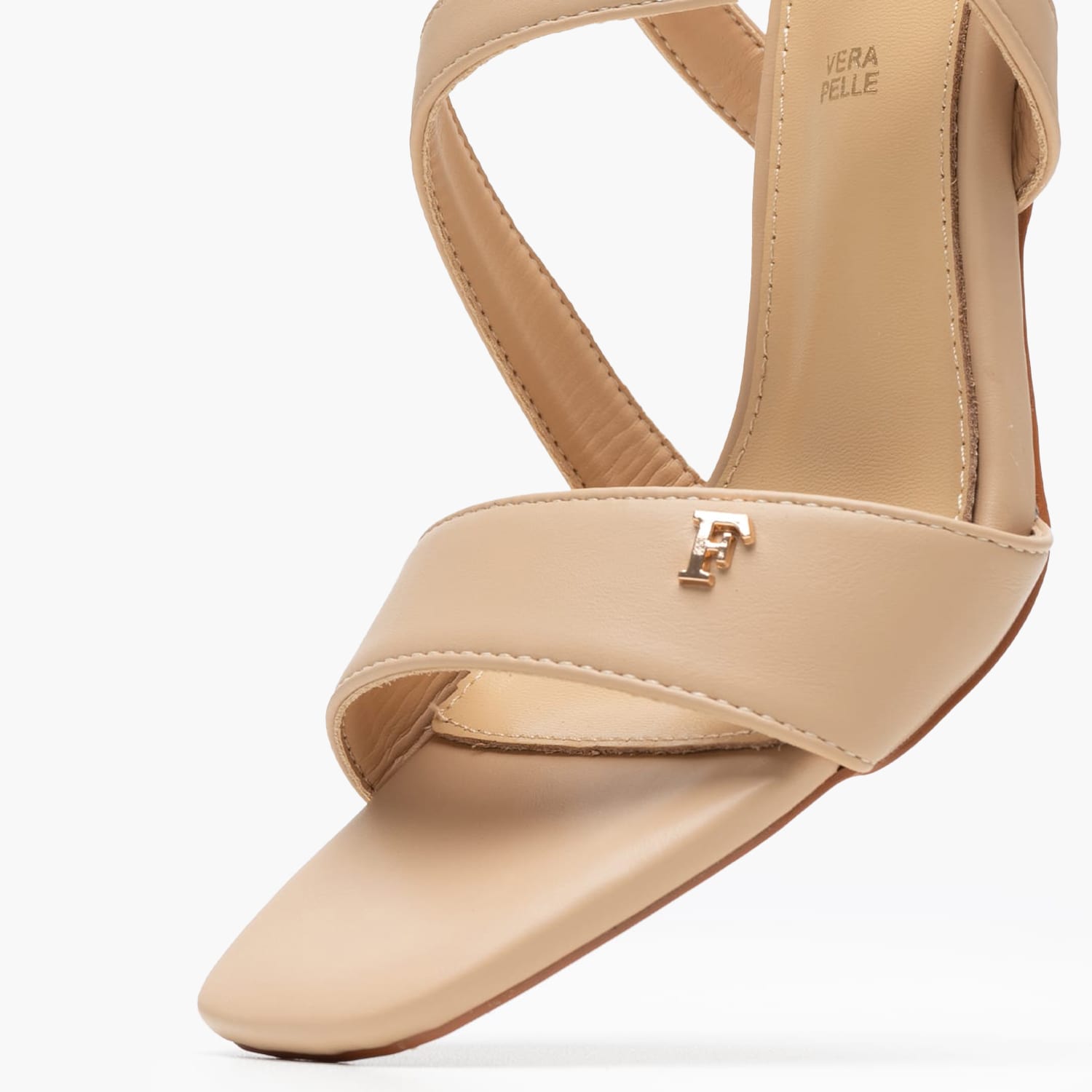 Γυναικεία Πέδιλα F.172 Μπεζ ECOleather Ferre