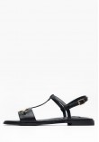 Γυναικεία Flats F.251 Μαύρο ECOleather Ferre