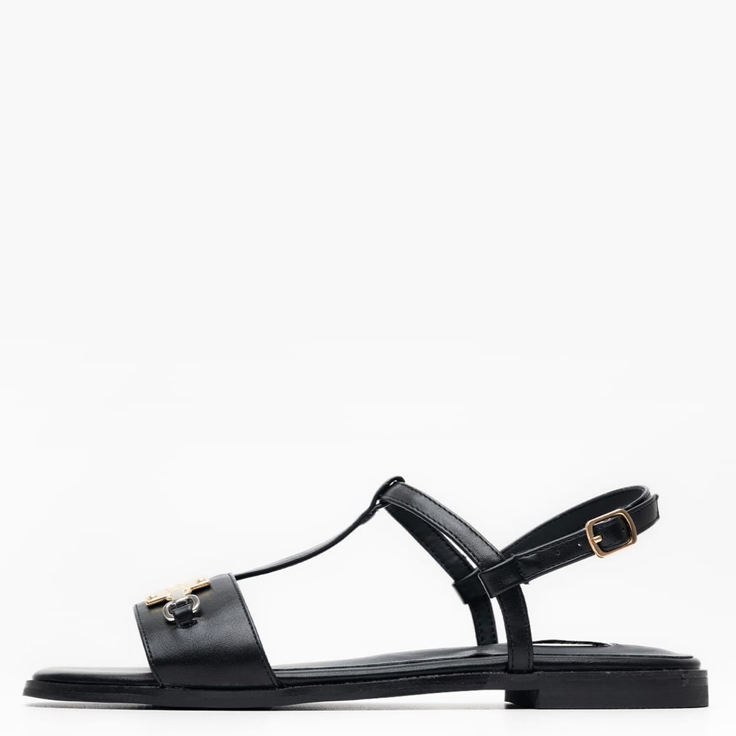 Γυναικεία Flats F.251 Μαύρο ECOleather Ferre