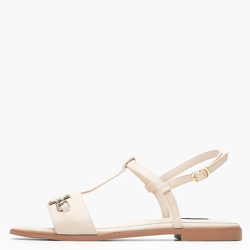Γυναικεία Flats F.251 Μπεζ ECOleather Ferre