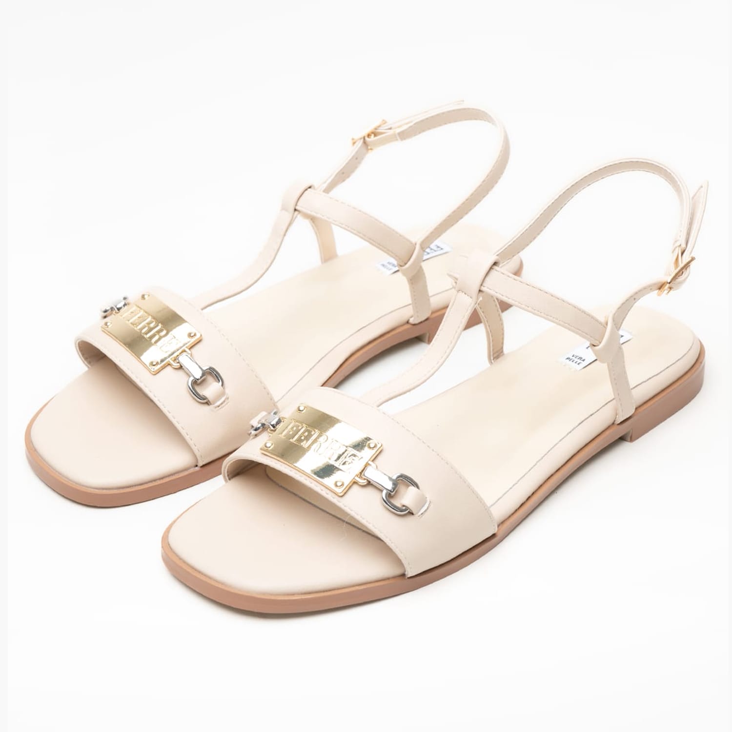 Γυναικεία Flats F.251 Μπεζ ECOleather Ferre Γυναικεία Flats F.251 Μπεζ ECOleather Ferre