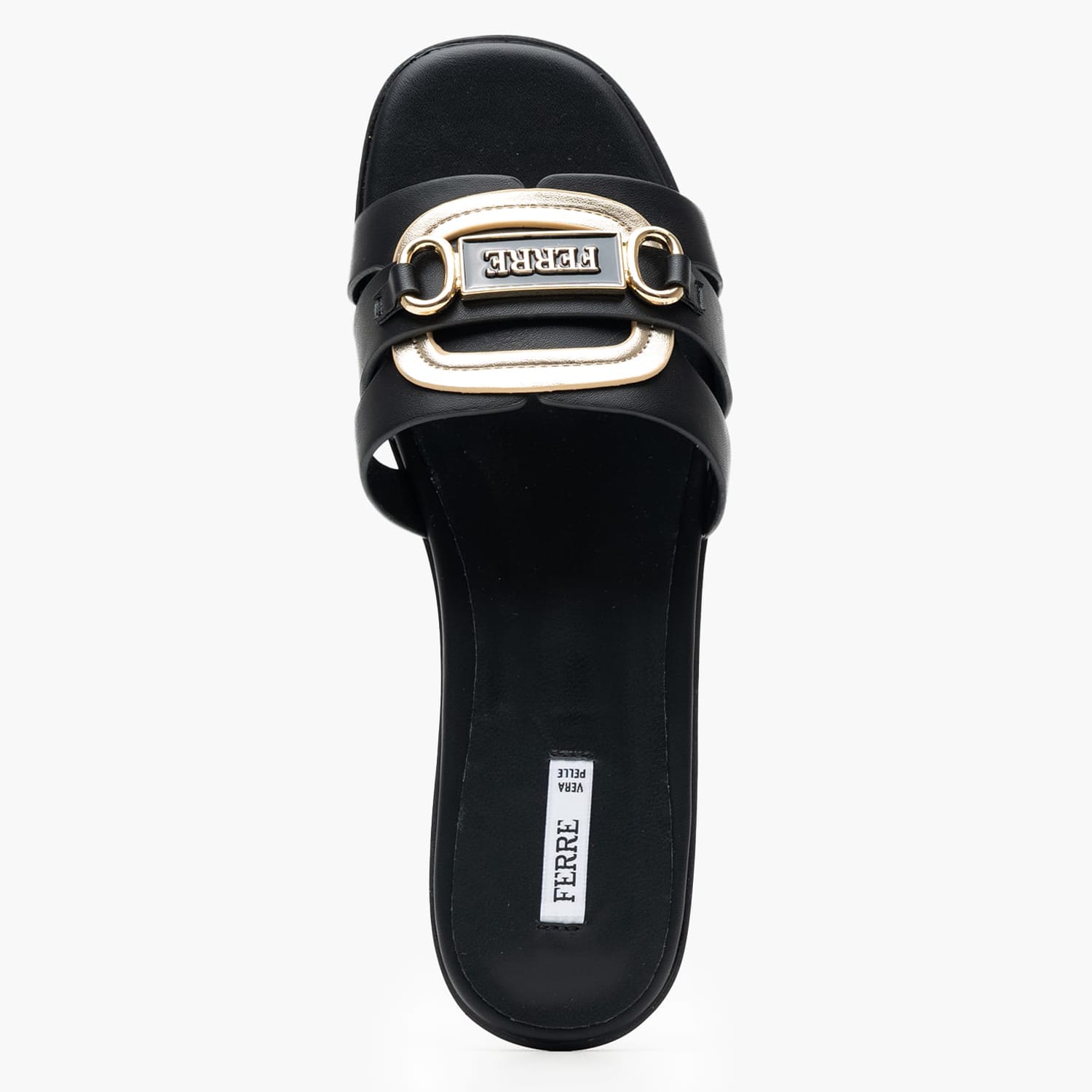 Women Flats F.254 Black ECOleather Ferre Women Flats F.254 Black ECOleather Ferre
