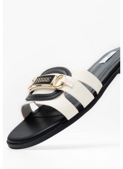 Γυναικεία Παπούτσια Casual Binary.Pearl Άσπρο ECOleather Buffalo