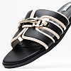 Γυναικεία Flats F.255 Μαύρο ECOleather Ferre Γυναικεία Flats F.255 Μαύρο ECOleather Ferre