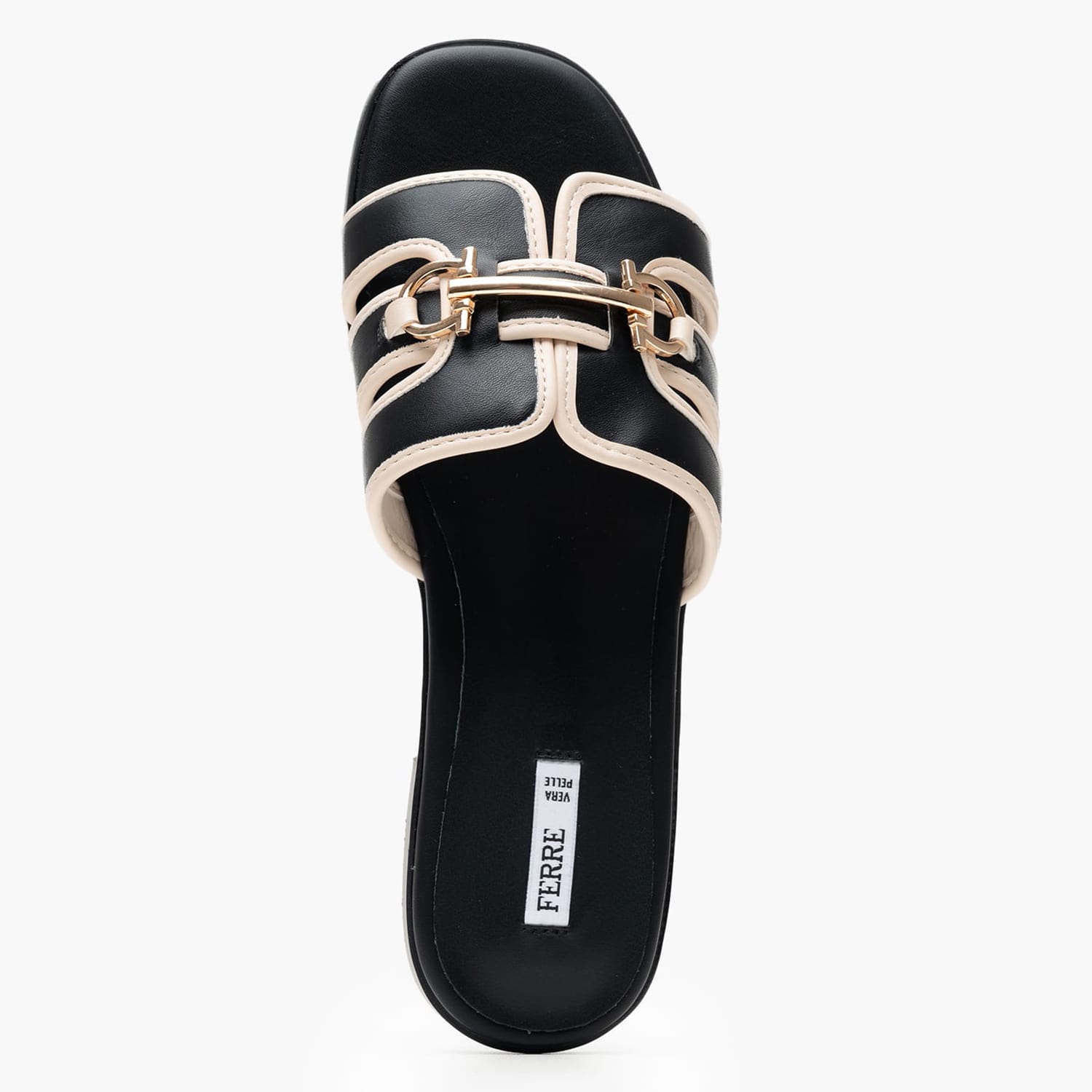 Γυναικεία Flats F.255 Μαύρο ECOleather Ferre Γυναικεία Flats F.255 Μαύρο ECOleather Ferre