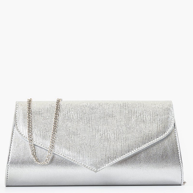 Γυναικείες Τσάντες Evan Ασημί ECOleather Mortoglou